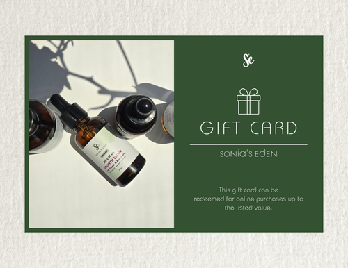 Gift card - Sonia's Eden